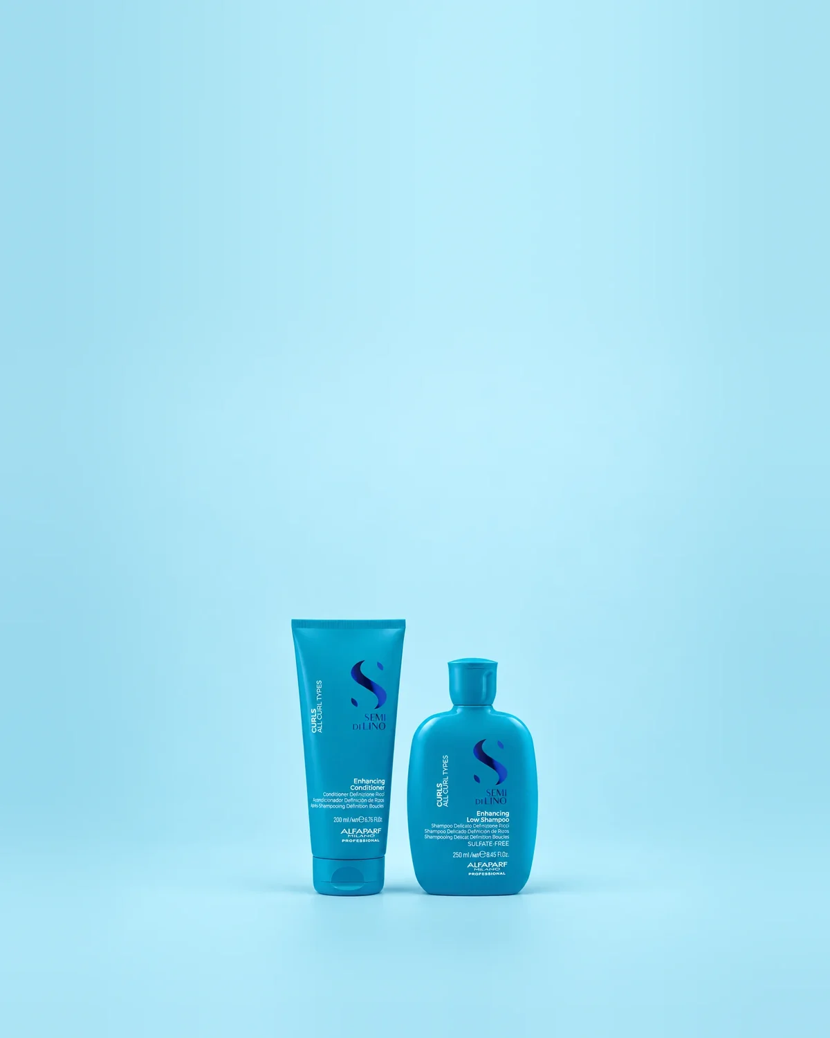 Shampoo Semi di Lino Curls e Condicionador Semi di Lino Curls